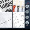 Counted Cross Stitch Kit of Bookmark "Star Wars: Darth Vader"