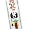 Counted Cross Stitch Kit of Bookmark "Star Wars: Master Yoda"