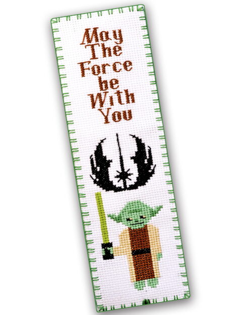Counted Cross Stitch Kit of Bookmark "Star Wars: Master Yoda"
