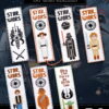 Counted Cross Stitch Kit of Bookmark "Star Wars: PORG"