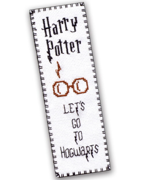 Cross Stitch Bookmark Kit "Harry Potter: Let's Go to Hogwarts"