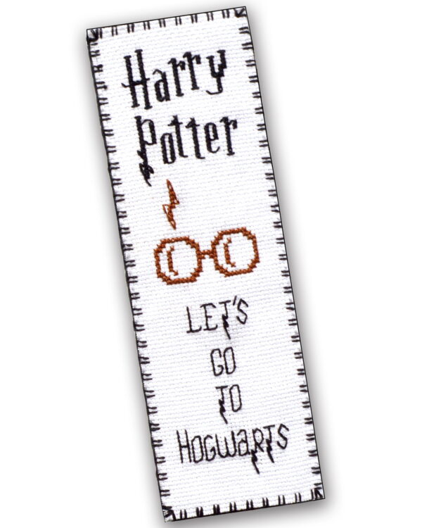 Cross Stitch Bookmark Kit "Harry Potter: Let's Go to Hogwarts"
