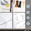 Cross Stitch Kit of Bookmark "Harry Potter: Quidditch"