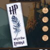 Counted Cross Stitch Kit of Bookmark "Harry Potter: Wingardium Leviosa"