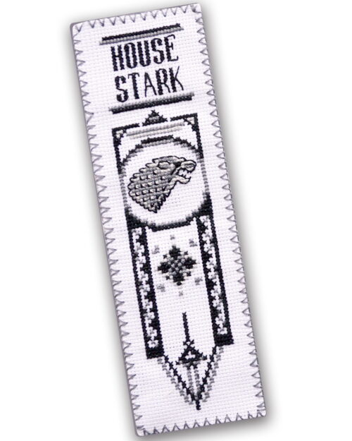 Counted Cross Stitch Kit of Bookmark "Game of Thrones: House Stark"