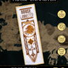 Counted Cross Stitch Kit of Bookmark  "Game of Thrones: House Lannister"