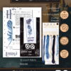 Cross Stitch Kits "Harry Potter Magic Spels and Charms" - Set of 3 DIY Embroidery Bookmarks: Alohomora, Expecto Patronum, Wingardium Leviosa