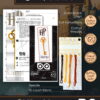 Cross Stitch Kits "Harry Potter Magic Spels and Charms" - Set of 3 DIY Embroidery Bookmarks: Alohomora, Expecto Patronum, Wingardium Leviosa