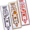 Set of 3 Counted Cross Stitch Bookmark Kits "Game of Thrones: The Great Houses of the Seven Kingdoms"