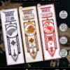 Set of 3 Counted Cross Stitch Bookmark Kits "Game of Thrones: The Great Houses of the Seven Kingdoms"