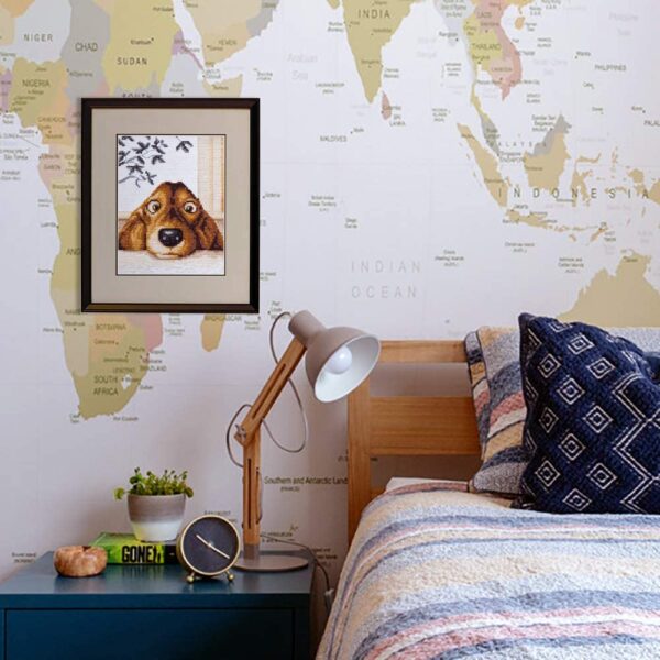 Dog Cross Stitch Kit “Dachshund”