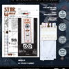 Counted Cross Stitch Kit of Bookmark "Star Wars: Princess Leia"