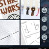 Counted Cross Stitch Kit of Bookmark "Star Wars: Princess Leia"