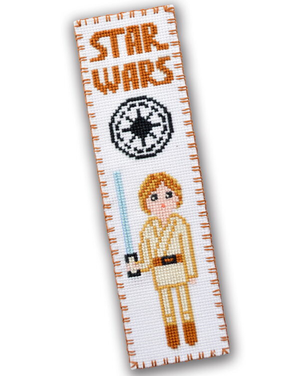 Counted Cross Stitch Kit of Bookmark "Star Wars: Luke Skywalker"