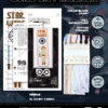 Counted Cross Stitch Kit of Bookmark "Star Wars: Luke Skywalker"
