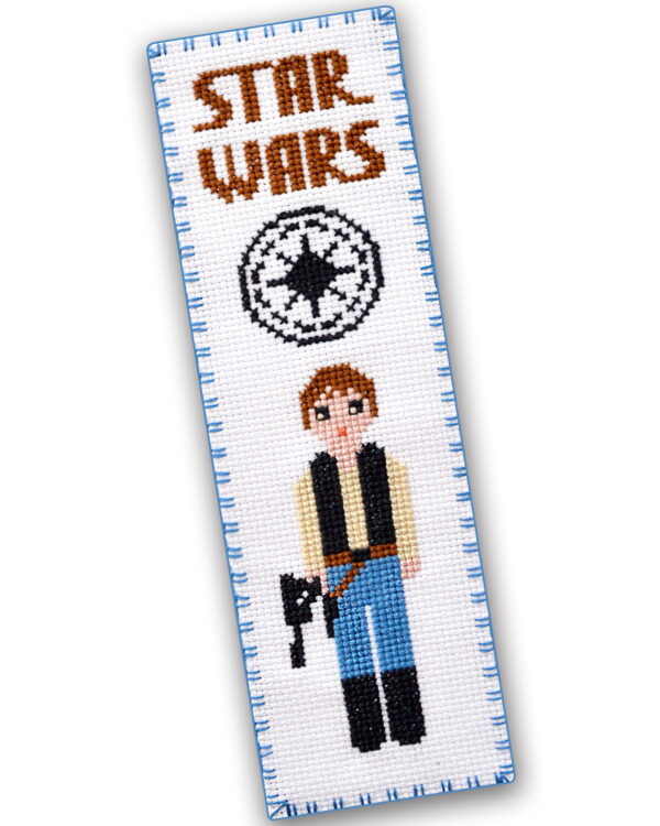 Counted Cross Stitch Kit of Bookmark "Star Wars: Han Solo"