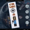 Counted Cross Stitch Kit of Bookmark "Star Wars: Han Solo"
