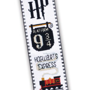 Bookmark Cross Stitch Kit "Hogwarts Express: Platform 9¾ King's Cross Station"