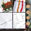 Bookmark Cross Stitch Kit "Hogwarts Express: Platform 9¾ King's Cross Station"