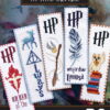 Bookmark Cross Stitch Kit "Hogwarts Express: Platform 9¾ King's Cross Station"