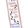 Cross Stitch Kit of Bookmark "Harry Potter: Mischief Managed - I Solemnly Swear That I Am Up to No Good"