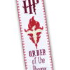 Cross Stitch Starter Kit "Order of The Phoenix" DIY Needlework Harry Potter Bookmark