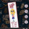 Cross Stitch Bookmark Kit with Luna Lovegood Quote "You're just as Sane as I am"