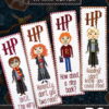 Cross Stitch Bookmark Kit with Luna Lovegood Quote "You're just as Sane as I am"