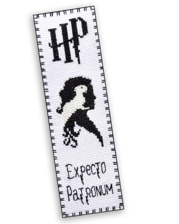 Counted Cross Stitch Kit of Bookmark "Hermione's Patronus"