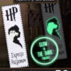 Counted Cross Stitch Bookmark Kit with Luminous Threads "Ron's Patronus" Glow-in-The-Dark