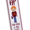 Cross Stitch Kit of Bookmark - Ron Weasley Quote "How About a Nice Book?"