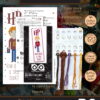 Cross Stitch Kit of Bookmark - Ron Weasley Quote "How About a Nice Book?"