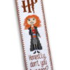 Cross Stitch Kit of Bookmark - Hermione Quote "Honestly Don't You Two Read?"