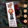 Cross Stitch Kit of Bookmark - Hermione Quote "Honestly Don't You Two Read?"