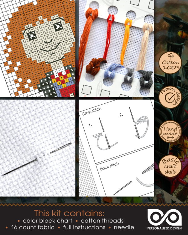 Cross Stitch Kit of Bookmark - Hermione Quote "Honestly Don't You Two Read?"