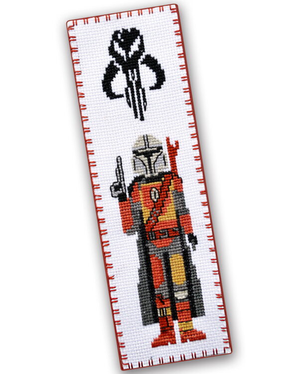 Counted Cross Stitch Kit of Bookmark "Star Wars: The Mandalorian"