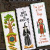 Counted Cross Stitch Kit of Bookmark "The Hobbit: Gandalf's Pipe"