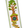 Counted Cross Stitch Kit of Bookmark "Lord of The Rings: The Shire of Middle-Earth"