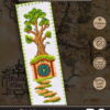 Counted Cross Stitch Kit of Bookmark "Lord of The Rings: The Shire of Middle-Earth"
