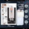 Cross Stitch Kits "Star Wars" - Set 7-in-1 - DIY Hand Embroidery Bookmarks with Patterns