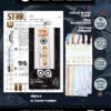 Cross Stitch Kits "Star Wars" - Set 7-in-1 - DIY Hand Embroidery Bookmarks with Patterns
