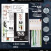 Cross Stitch Kits "Star Wars" - Set 7-in-1 - DIY Hand Embroidery Bookmarks with Patterns