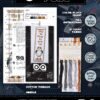 Cross Stitch Kits "Star Wars" - Set 7-in-1 - DIY Hand Embroidery Bookmarks with Patterns