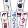 Counted Cross Stitch Kits "Harry Potter: Magical Creatures and Objects" - Set of 5 DIY Embroidery Bookmarks