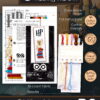 Counted Cross Stitch Kits "Harry Potter: Magical Creatures and Objects" - Set of 5 DIY Embroidery Bookmarks
