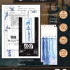 Counted Cross Stitch Kits "Harry Potter: Magical Creatures and Objects" - Set of 5 DIY Embroidery Bookmarks