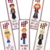 Embroidery Kits for Kids "Harry Potter Quotes" - Set of 5 DIY Bookmarks with Counted Cross-Stitching Patterns