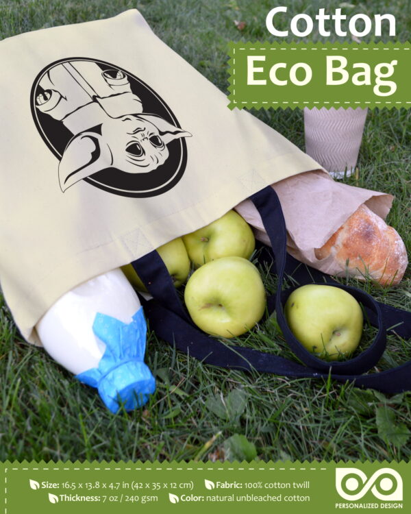 Star Wars Tote Bag 'Baby Yoda: The Child' - Mandalorian's Grogu Print