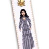 Counted Cross Stitch Kit of Bookmark "The Witcher: Yennefer of Vengerberg"