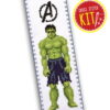 Counted Cross Stitch Kit of Bookmark "The Avengers: Hulk"